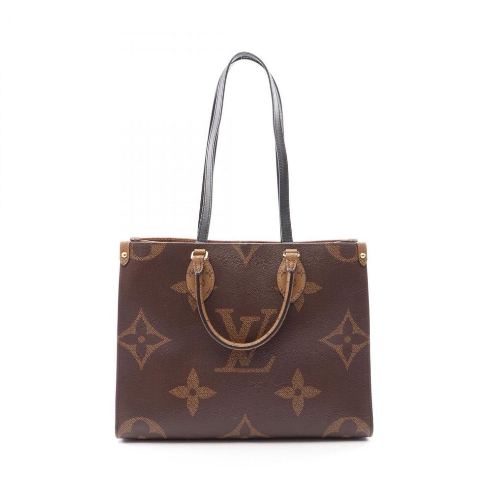 Louis Vuitton OnTheGo MM Tote Bag/Handbag, Coated Canvas and Leather, Monogra...